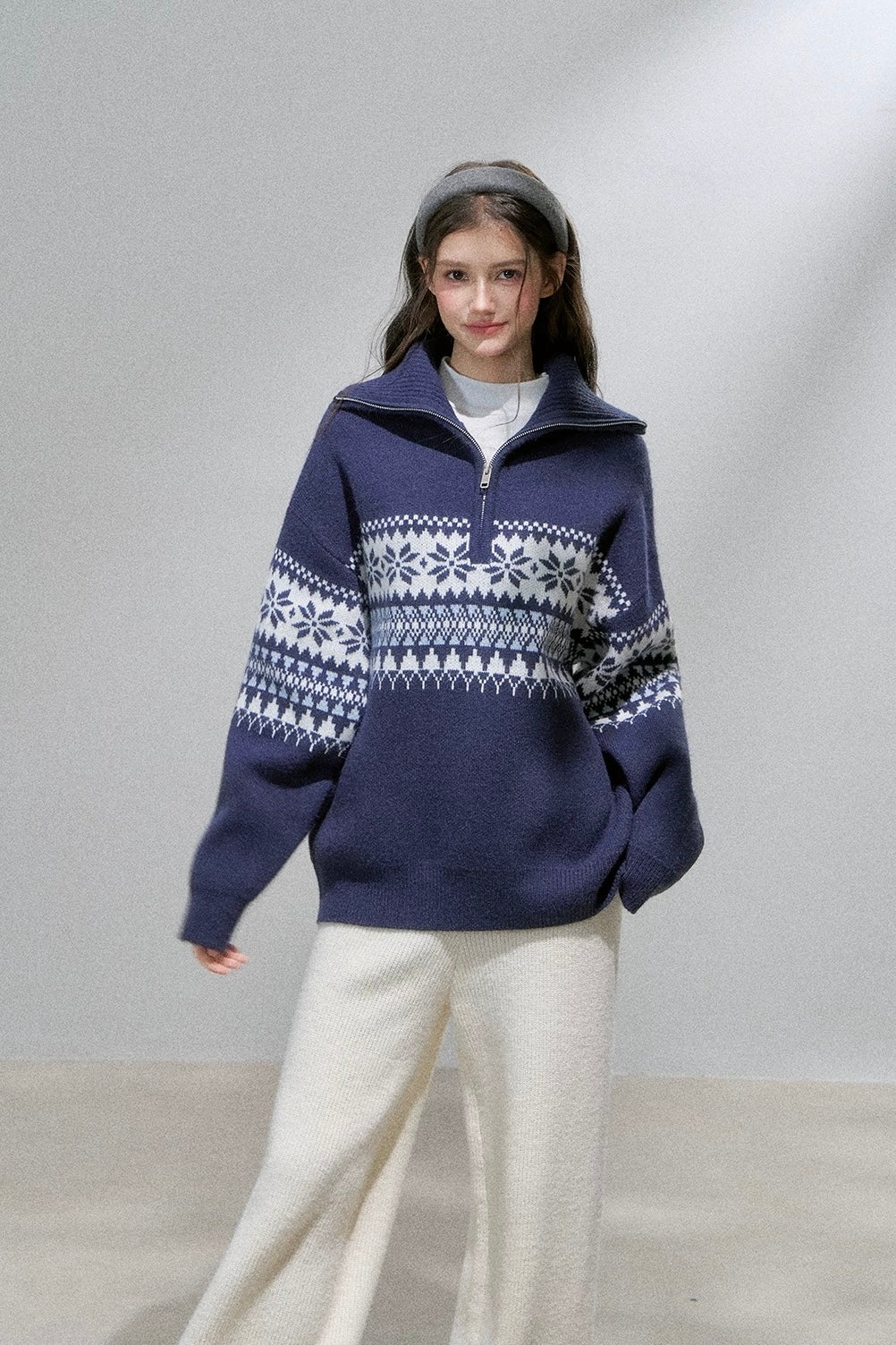 curler mood Knit tops RI1369