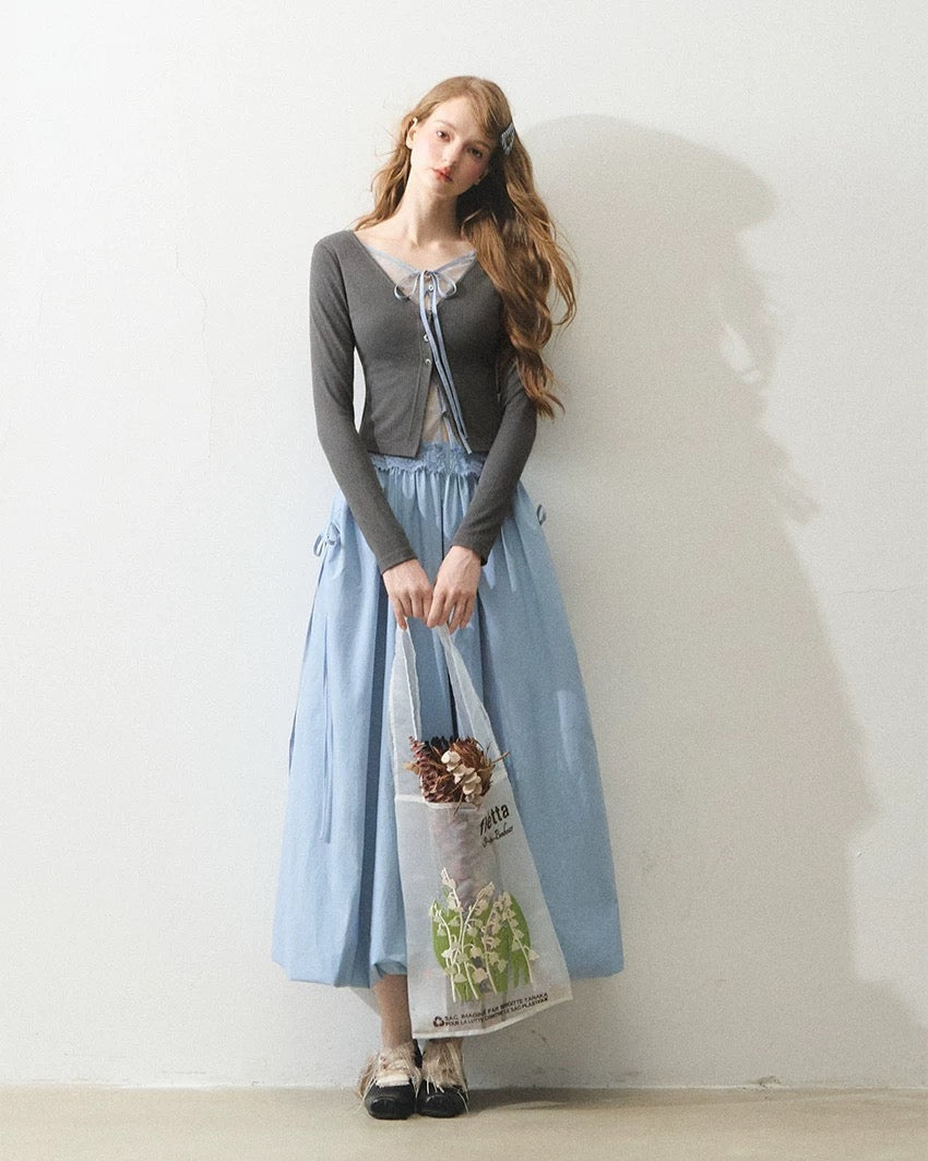 gray nuance lace tops RI1345