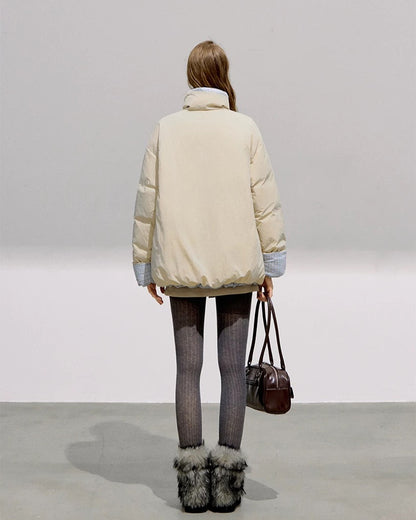 reversible macaron down jacket RI1353