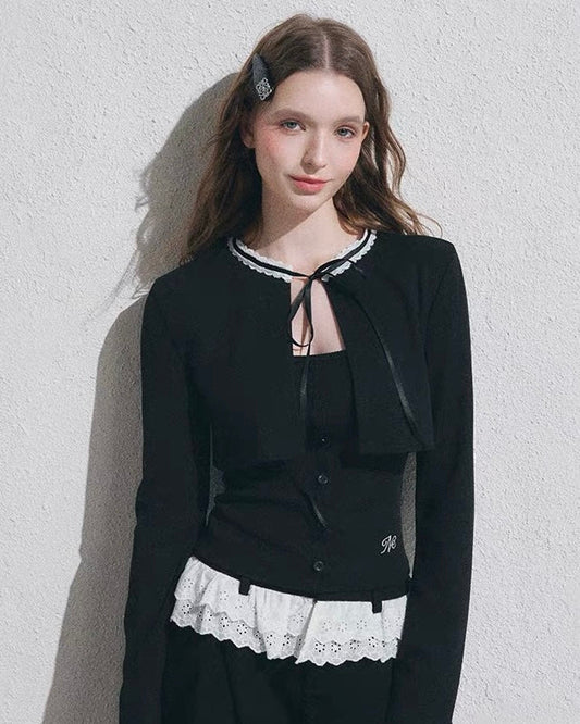 【pre oder】short ribbon tops & camisole RI1473