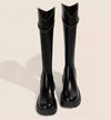 long chic black boots RI1494