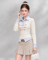 line point beige tops RI1565