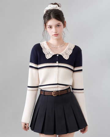 line point girly tops RI1526