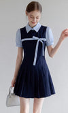 ribbon line navy one-piece RI1460