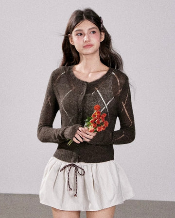 cross mood brown Knit RI1481