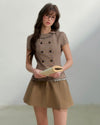 mood brown tops RI1426