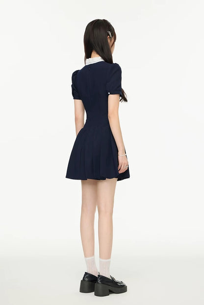 tai ribbon navy one-piece RI1234