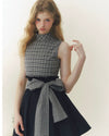 check mood girly one-piece RI1408