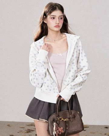 flower mood zip tops RI1483