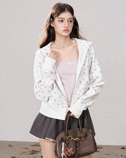 flower mood zip tops RI1483