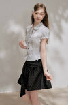 frill cut girly tops RI1415