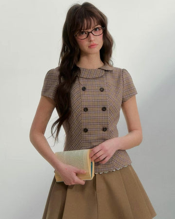 mood brown tops RI1426