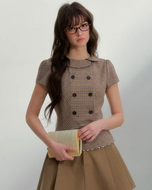 mood brown tops RI1426