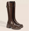 long chic brown boots RI1495