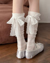 ribbon point girly socks RI1498