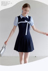 ribbon line navy one-piece RI1460