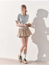boarder nuance tops & skirt RI1453