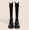 long chic black boots RI1494
