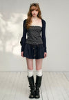 moody check blue tops RI1394
