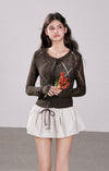 cross mood brown Knit RI1481