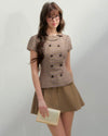 mood brown tops RI1426