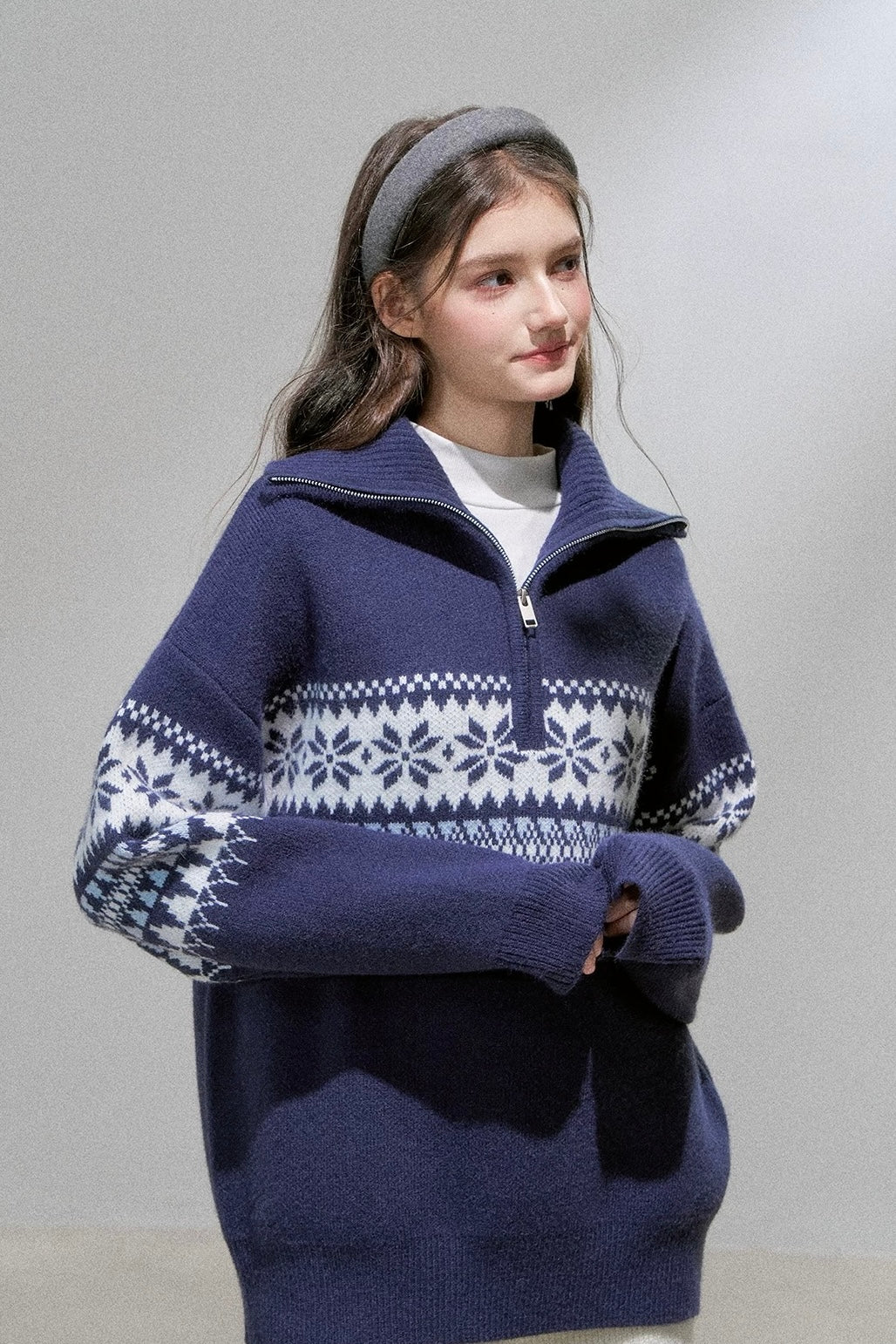 curler mood Knit tops RI1369