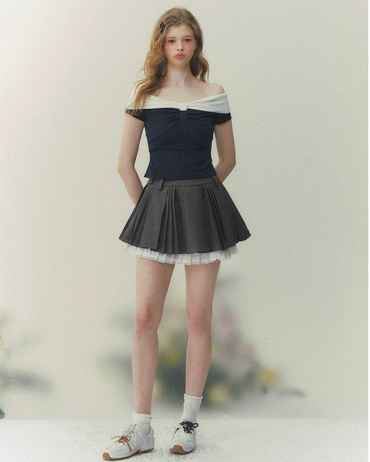 off shoulder girly tops RI1411