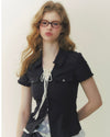 fake two piece lace tops RI1423