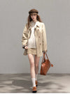 【pre oder】stylish city mood reversible coat RI1543