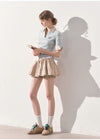 boarder nuance tops & skirt RI1453