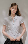 frill cut girly tops RI1415