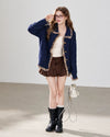 navy high-end cardigan RI1656