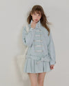 Napoléon light blue coat RI1606