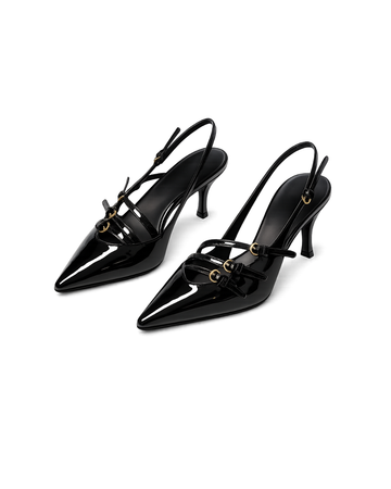 girly black mule RI1387